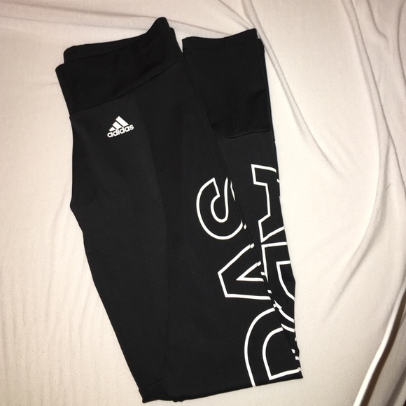 Adidas "adidas" workout leggings