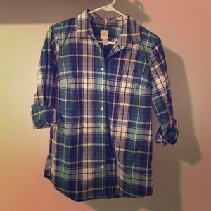 JCrew Plaid button down