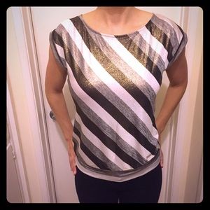 Bebe shimmer top