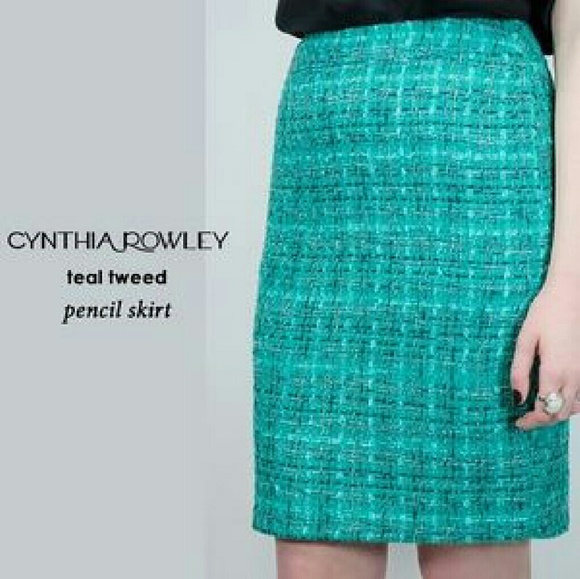 Cynthia Rowley tweed Pencil skirt