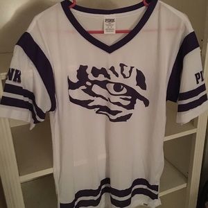 VS PINK LSU Jersey Type Shirt
