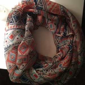 Tribal Print Infinity Scarf