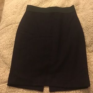 Express Dark Purple Pencil Skirt