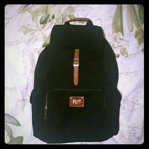 VICTORIA'S SECRET PINK CANVAS BACKPACK!