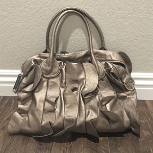 Steve Madden pewter Satchel