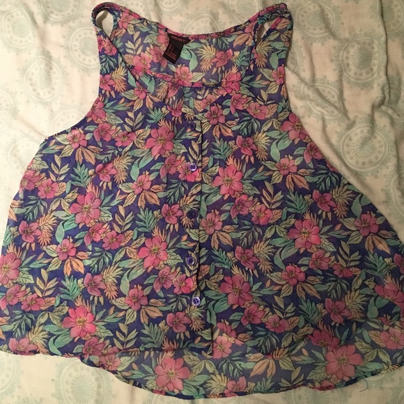 Forever 21 Tops - SOLD -Forever 21 Sheer Tank