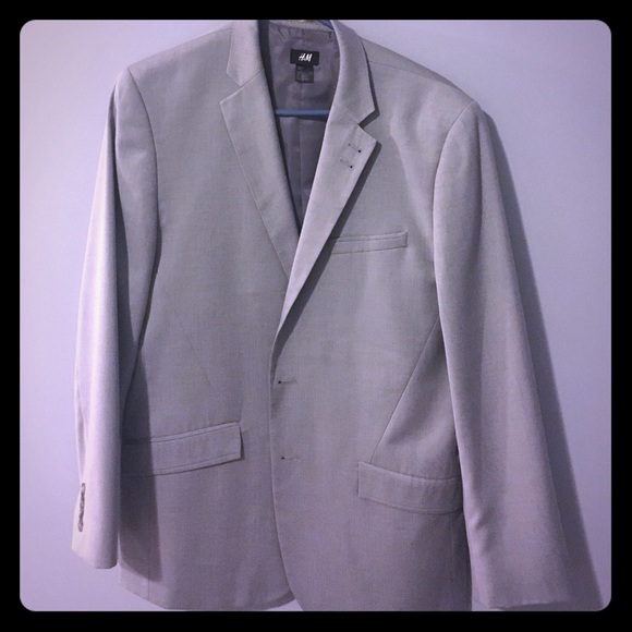 H & M silver blazer