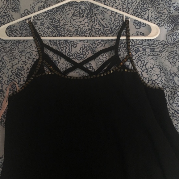 Spaghetti strap detailed dress