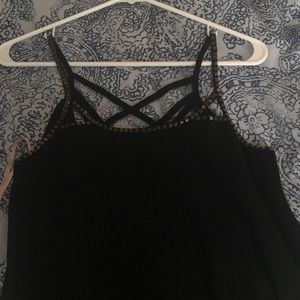 Spaghetti strap detailed dress