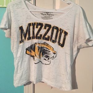 Mizzou Tigers Crop Top