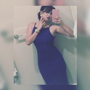 Elegant Royal Blue Dress