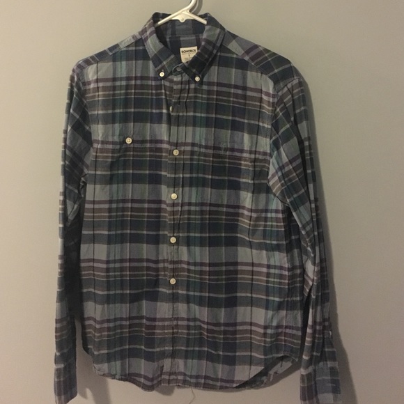 Bonobos lightweight plaid button down