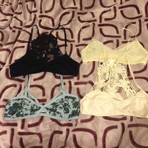 Bundle of 4 UO bralettes!
