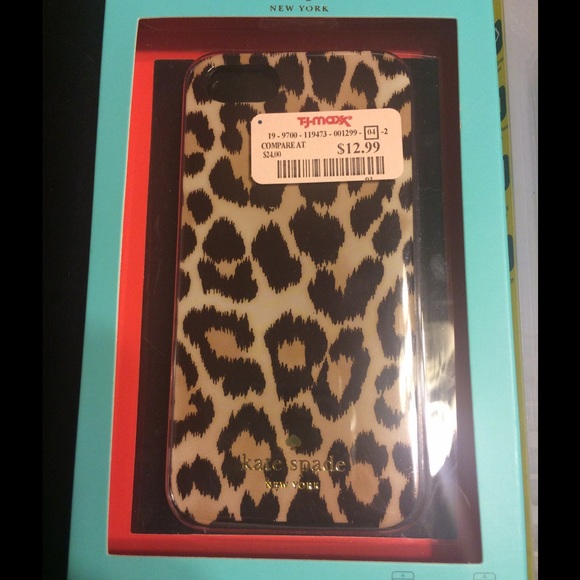 Cheetah Kate spade iPhone 5/5s case