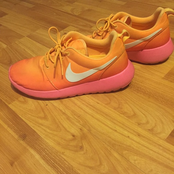 Orange ombré roshe runs