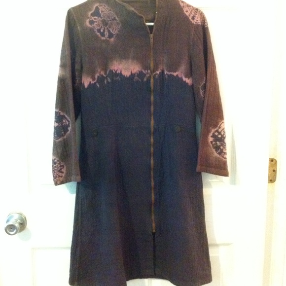 Thai asymmetrical coat