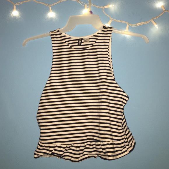 Striped peplum shirt - Picture 1 of 1