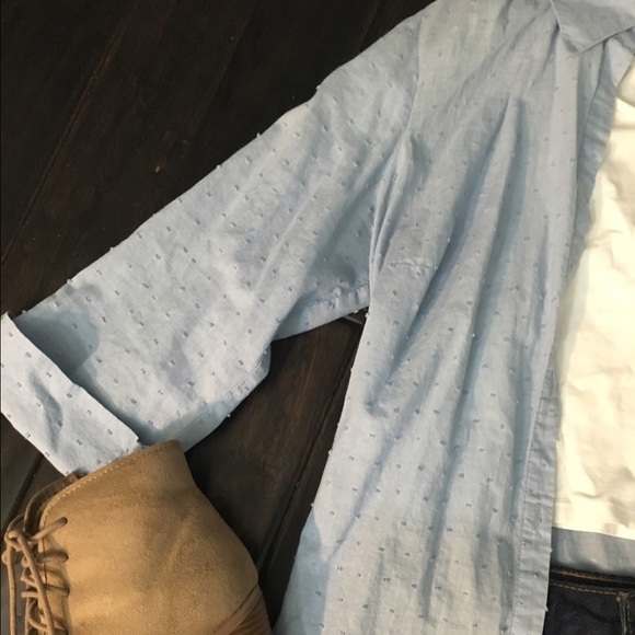 Blue button down - Picture 3 of 3