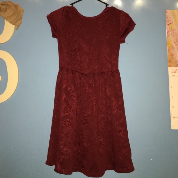 Maroon dress