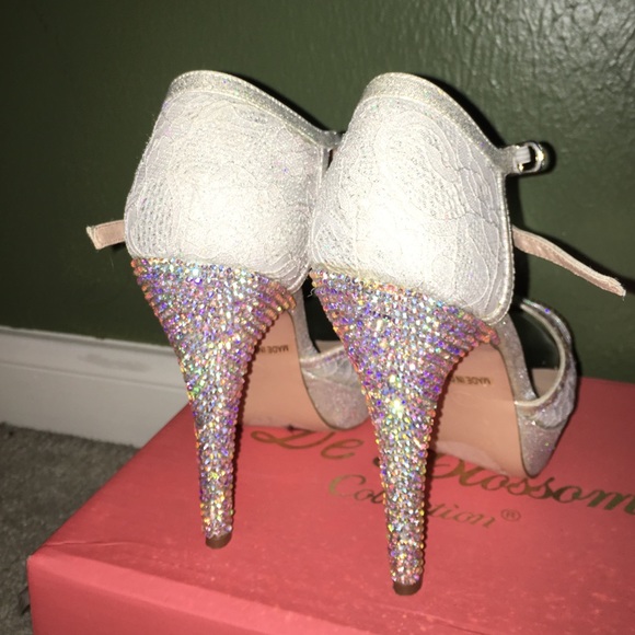 blinged out heels