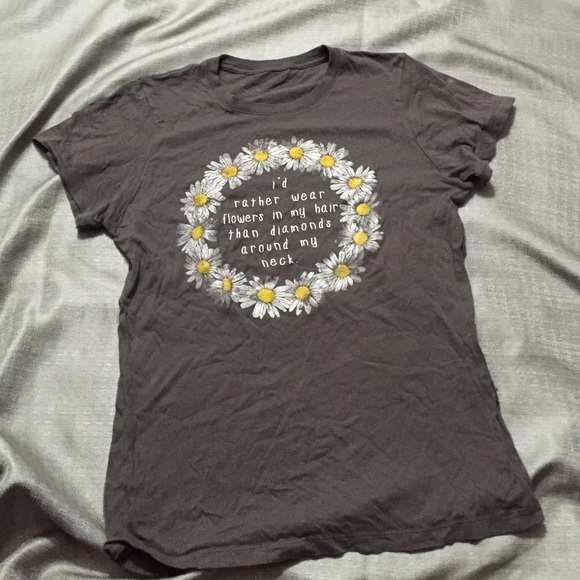 Flowers>Diamonds tee