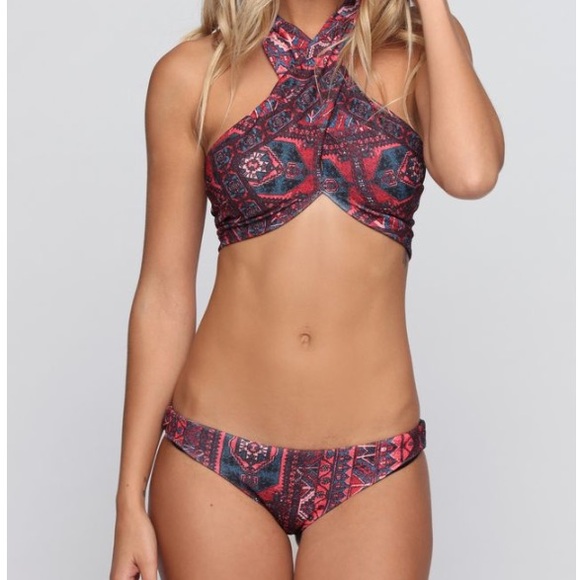 ISO Beach riot Jini bathing suit top and bottom