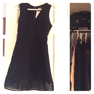 J. Crew Factory striped eyelet dress