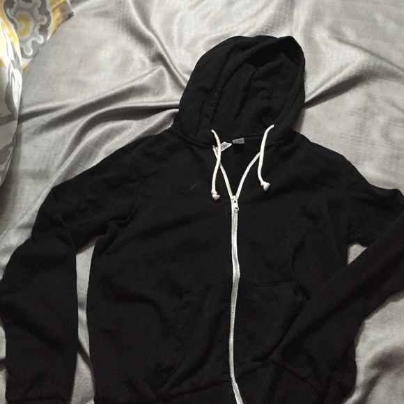 black zip up