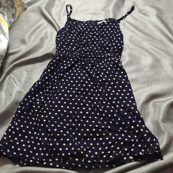 polka dots mini dress