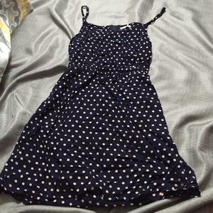 polka dots mini dress