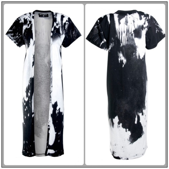 ✨Disturbia Bleach Print Kimono✨ - Picture 2 of 2