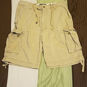 Abercrombie & Fitch Khaki Cargo Shortstop