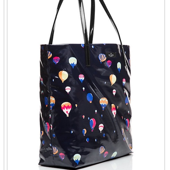 Kate Spade navy balloon Bon shopper NWT - Picture 3 of 4