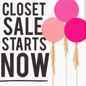Closet is officially on sale, make offers!!!