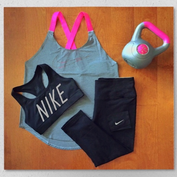 Nike Other - Nike Bundle - 1 Bra, 1 Tank, 1 Tights