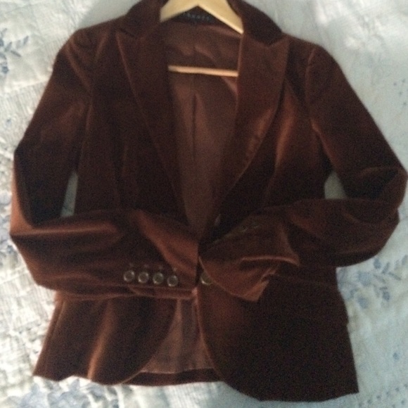 Brown Velvet Theory Blazer- Size 4