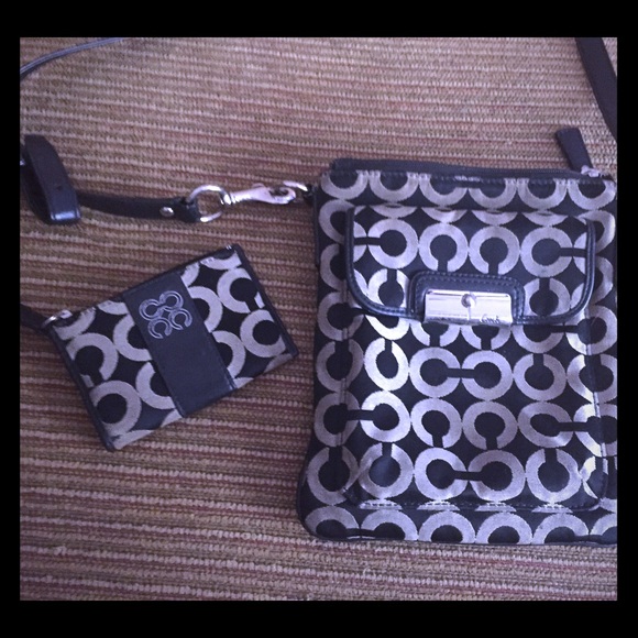 SOLD-Authentic Coach Crossbody Bag and Wallet. - Picture 1 of 3