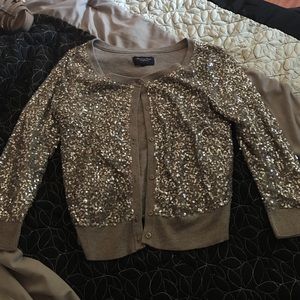 American Eagle sequin cardigan
