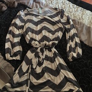 Pink Lily Boutique chevron dress