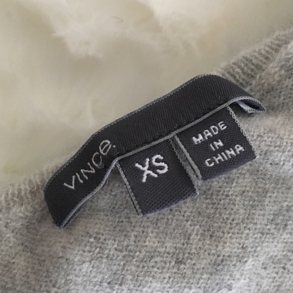 💕 20% 👉🏼VINCE GREY TURTLE NECK CASHMERE SWEATER