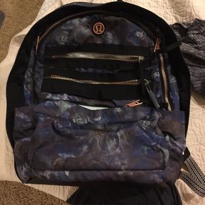 Rare Lulu back pack gently used barely