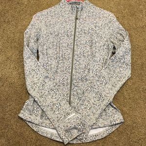 Lululemon Gray Floral Jacket