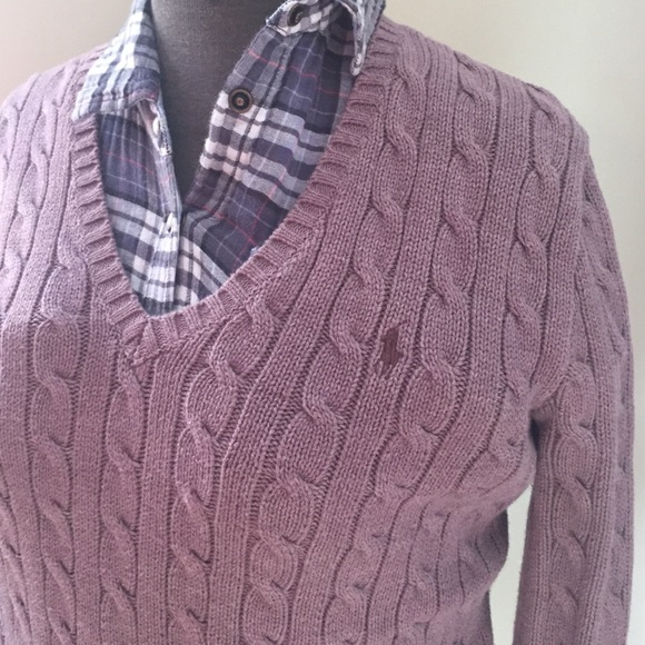 Ralph Lauren Sweaters - Purple Ralph Lauren sport sweater