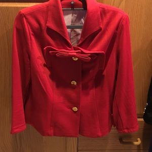 Adorable red crop jacket