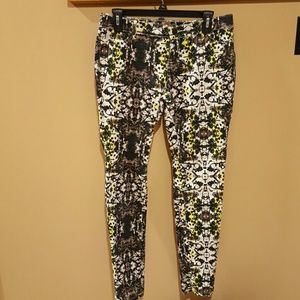 Princess Vera Wang juniors print pants size 9