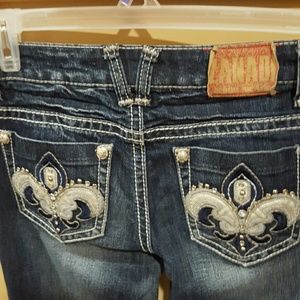 Zanadi bling pocket jrans size 9