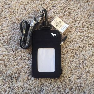 NWT VSPink wallet lanyard