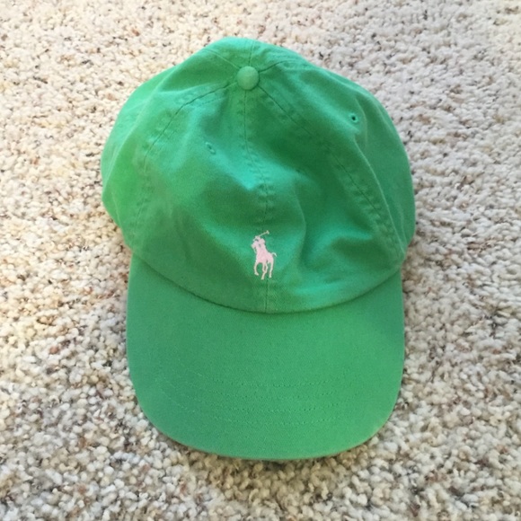 Green and Pink Polo Hat