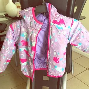 Reversible toddler north face toddler jacket