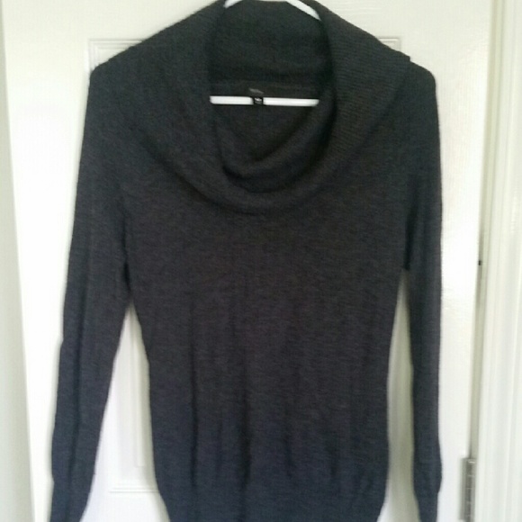 Charcoal Cowlneck Sweater